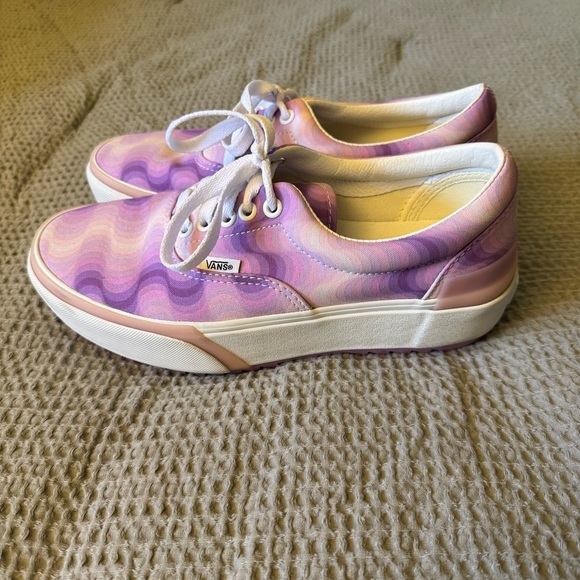 Vans Purple Platform Shoes- Size 8.5 - Picture 4 of 12